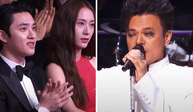 Las reacciones de los actores a J. Y. Park en lo Blue Dragon Film Awards 2023 se volvieron virales. Foto: composición LR/KBS