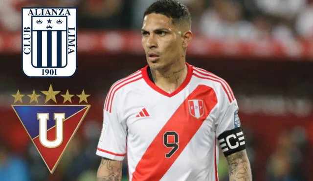 Paolo Guerrero es titular en LDU de Quito. Foto: composición GLR