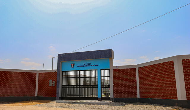 Esperan correcta transferencia de obra ejecutada en colegio Yehude Simon. Foto: Carlos Vásquez/La República