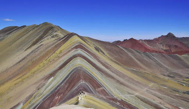 Montaña de Siete Colores fue cerrada a visitantes. Foto: Andina