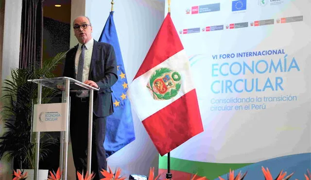 Gaspar Frontini, embajador de la Unión Europea en el Perú. Foto: Difusión.