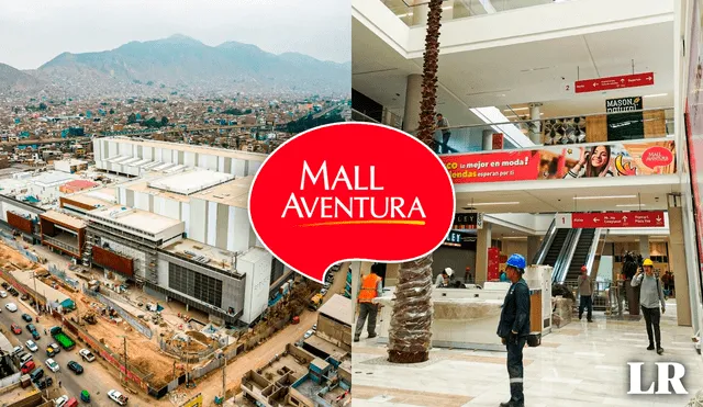 El Mall Aventura de San Juan de Lurigancho tiene 60 metros cuadrados. Foto: composición LR/Perú Construye