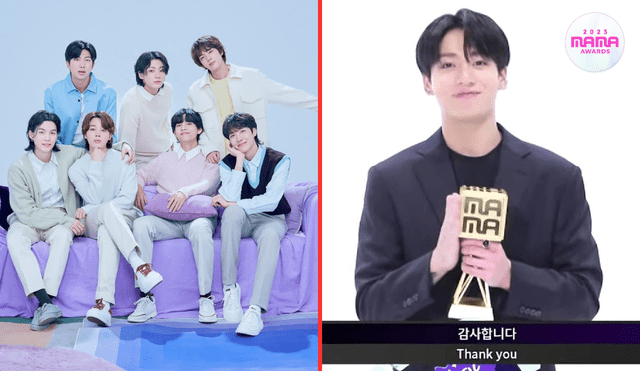 BTS ganó dos premios en el D1 de los MAMA 2023. Foto: composición LR/ BTS oficial/ Mnet k-pop