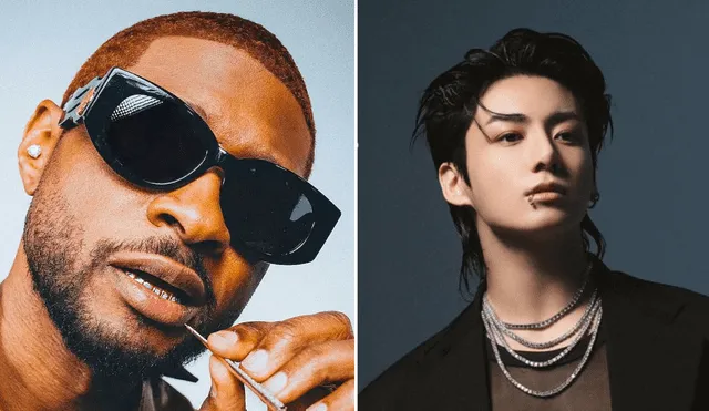 Usher, ganador de 8 Grammy, y el cantante de k-pop Jungkook realizan proyecto en conjunto. Foto: composición LR/BIGHIT