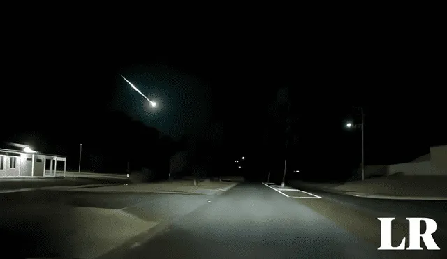 Los residentes de Perth y el suroeste de WA capturaron el momento en que un meteoro iluminó el cielo nocturno. Foto: Twitter/@itsjshe - Video: Perth Observatory