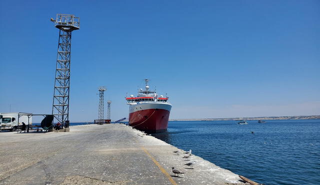 Buque Polar Carrasco realizó estudios en el mar. Foto: La República