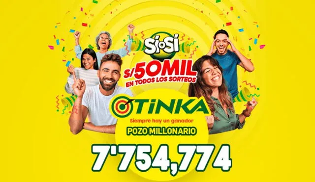 El sorteo de la Tinka se realizará a las 10.50 p.m.. Foto: Intralot