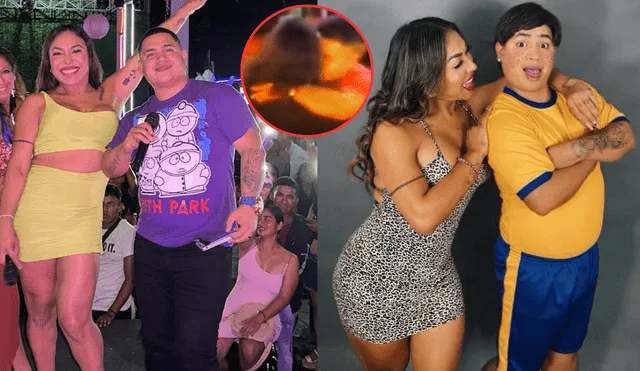 Dayanita trabajaba junto a su pareja en varios shows de comicidad. Foto: composición LR / Instagram / ATV