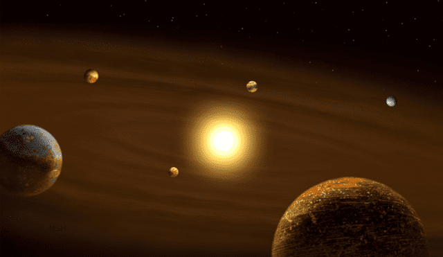 Los seis planetas orbitan la estrella HD 110067. Foto: referencial / ROOM Space Journal