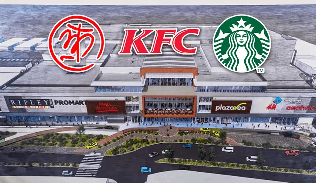 Madam Tusan, KFC y Starbucks son algunos de los restaurantes que están en el Mall Aventura de San Juan de Lurigancho. Foto: composición LR - Jazmín Ceras/Mall Aventura