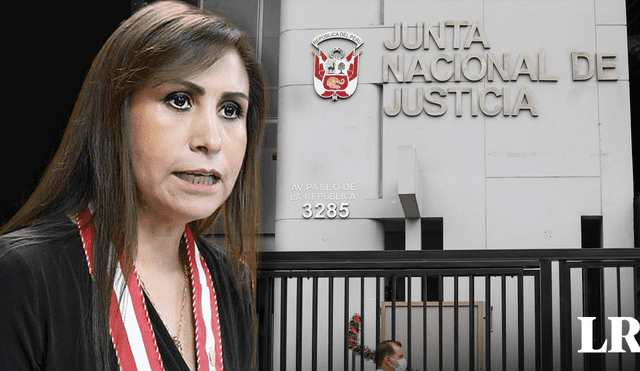 Patricia Benavides afronta un proceso en la JNJ tras ser sindicada de liderar una organización criminal. Foto: composición de Fabrizio Oviedo/ La República/ JNJ- Video: LR+