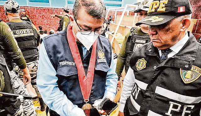 Requisa. La intervención se realizó en el pabellón de máxima seguridad del penal Sarita Colonia. Foto: difusión