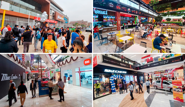 La construcción del Mall Aventura San Juan de Lurigancho tuvo una inversión de 85 millones de dólares. Foto: composición LR.