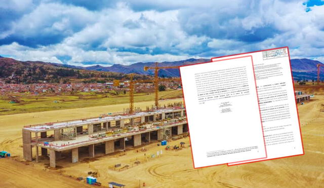 Obra de aeropuerto Chinchero registra un 10% de avance. El mismo es menor al estimado para noviembre de 2023. Foto: composición LR/Steffano Trinidad/La República