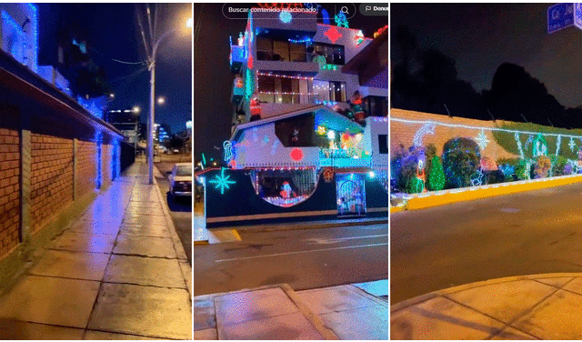 Las imágenes despertaron el espíritu navideño de los usuarios en redes sociales. Foto: composición LR/TikTok/@globodearte2