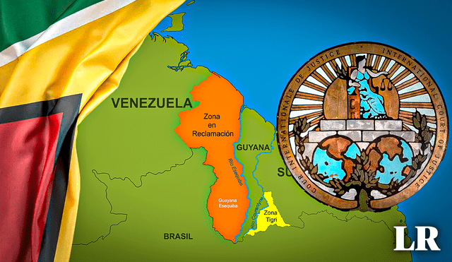 Venezuela y Guyana disputan la soberanía del Esequibo desde hace más de un siglo. Foto: composición LR/Gerson Cardoso/Wikimedia Commons/Freepik
