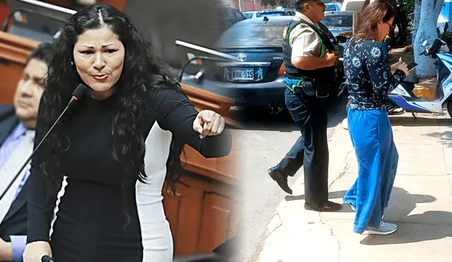 Yesenia Ponce es capturada en Surco. Foto: composición de Jazmin Ceras/ La República/El Peruano