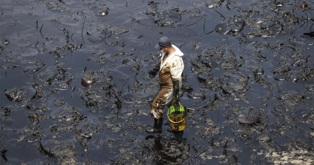 Repsol generó uno de los desastres ecológicos más trágicos de la historia peruana en enero del 2022. Foto: Andina