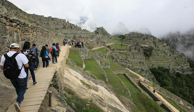 El Camino Inca es otro de los accesos para ingresar a la ciudadela inca, este flujo no está considerado en el aforo oficial. Foto: La República