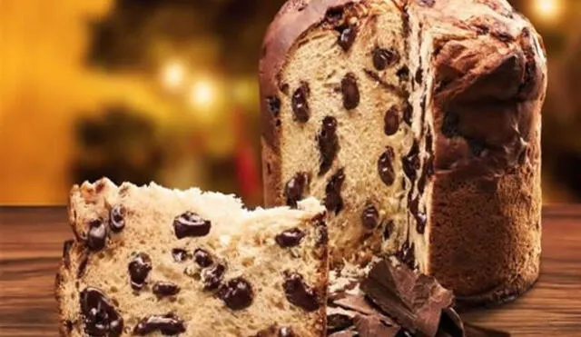 El panetón con chispas de chocolate es de los más ricos para probar por Navidad. Foto: Chocolate Negro
