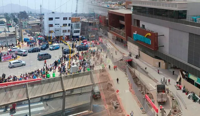 El Mall Aventura San Juan de Lurigancho se encuentra a unas cuadras del Metro de Lima. Foto: composición LR.