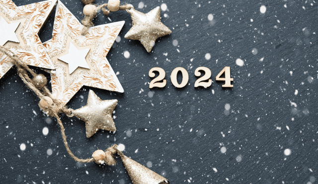 Comparte imágenes para desear un feliz 2024. Foto: Canva