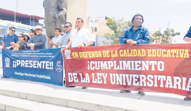 A la espera. En las regiones del sur, la huelga ha sido acatada con fuerza por los profesores. Foto: difusión