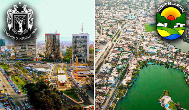 San Isidro y La Molina son dos distritos muy populares de Lima. Foto: composición LR/Viajes del Perú/Bolsa Inmobiliaria