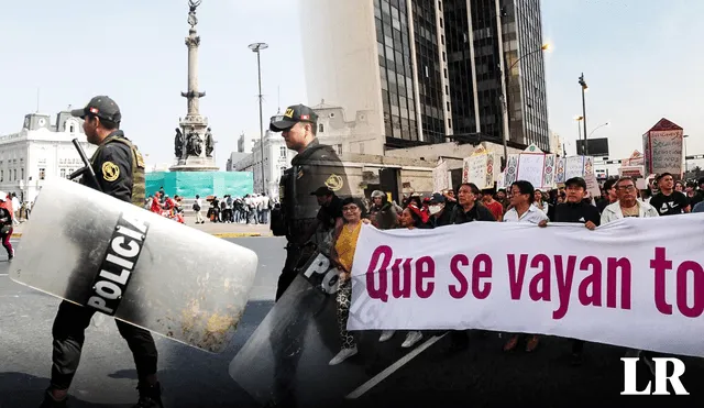 Al igual que en el 2022, diciembre se ha convertido en un mes con grandes cantidades de convocatorias para protestas a nivel nacional. Foto: composición de Fabrizio Oviedo/La República