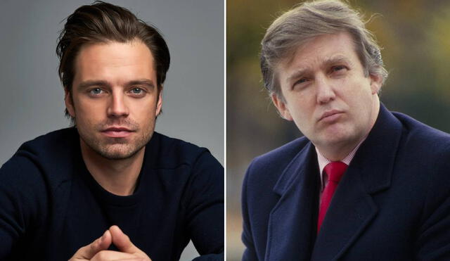 Sebastian Stan hará de Donald Trump en la película sobre su vida que se titulará ‘The Apprentice’. Foto: composición LR/IMDb/Bernard Gotfryd