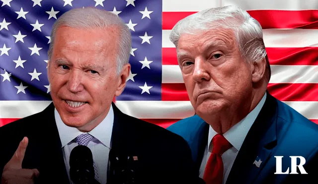 Donald Trump supera a Joe Biden, según últimos sondeos a menos de un año de las elecciones 2024. Foto: composición LR/CNN