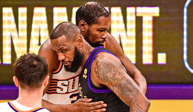 Los Angeles Lakers enfrentaron a Phoenix Suns en los cuartos de final. Foto: NBA Latam