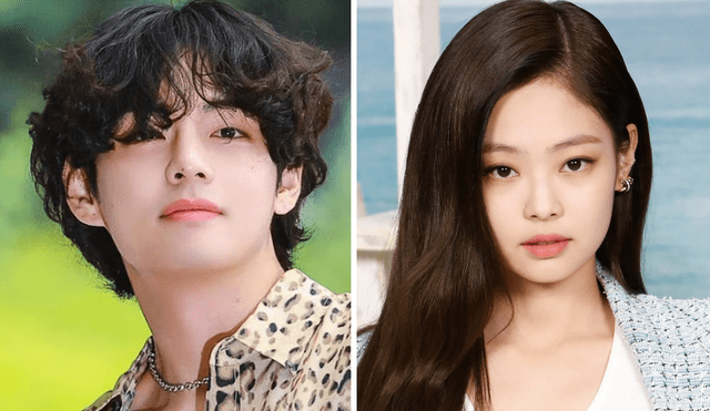 Dos estrellas de BTS y BLACKPINK, Taehyung y Jennie, fueron vinculados desde diciembre del 2021. Foto: composición LR/Naver/YG