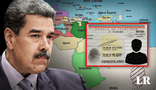 Maduro también ordenó difundir el nuevo mapa de Venezuela, donde incluye zonas en conflicto de la Guayana Esequiba. Foto: composiciónLR de Jazmin Ceras