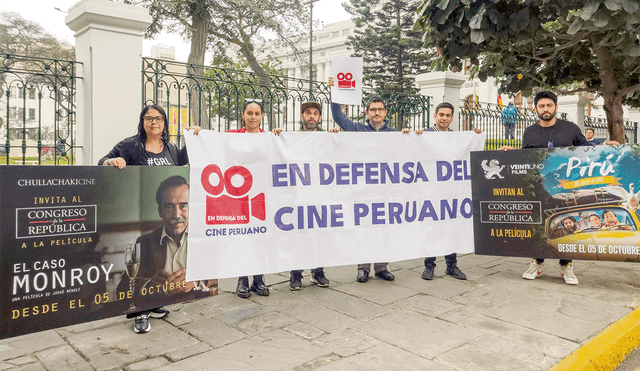 "En defensa del cine peruano" es el colectivo creado para manifestarse contra la Ley Tudela. Foto: difusión