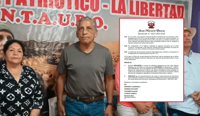 Antauro Humala solo es afiliado del partido. Foto: composiciónLR