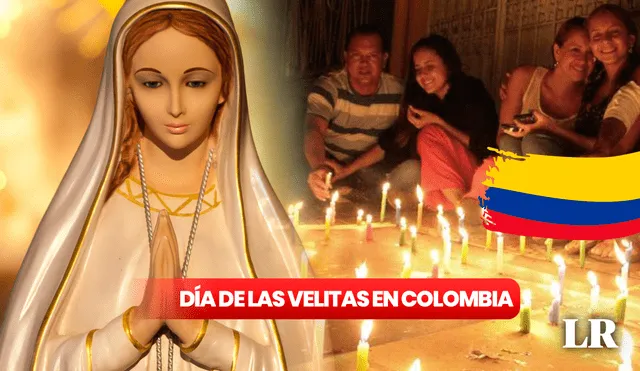 El Día de las Velitas se celebra en Colombia cada 7 de diciembre en honor a la virgen María. Foto: composición LR/ Vexels/ El Tiempo