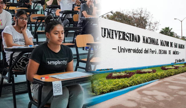 La UNMSM inició su examen de admisión 2024-I el último fin de semana. Foto: composición LR/UNMSM