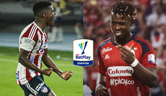 Ambos clubes ya se han enfrentado entre sí en cuatro finales de la liga colombiana. Foto: composición de LR/Junior FC/DIM