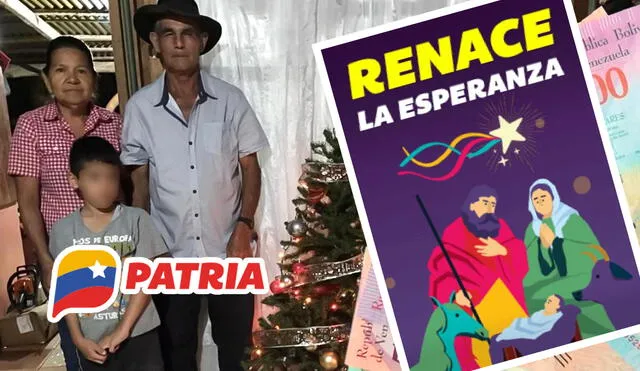 El bono Renace la Esperanza llegó en 2022 el contexto de Navidad. Foto: composición LR/Brújula CE/CNN en Español/Patria