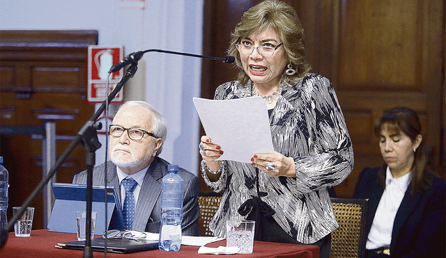 La verdad. Fiscal suprema Zoraida Ávalos saluda que la verdad se esté imponiendo. Foto: difusión