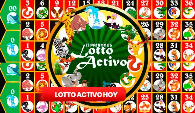 Resultados Lotto Activo EN VIVO animalitos ganadores de HOY 10