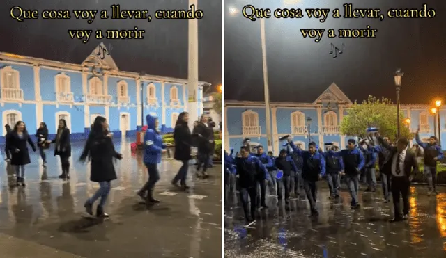 Los bailarines se preparan para la festividad de la Virgen de la Candelaria. Foto: composición LR/@edylisc - Video: @edylisc