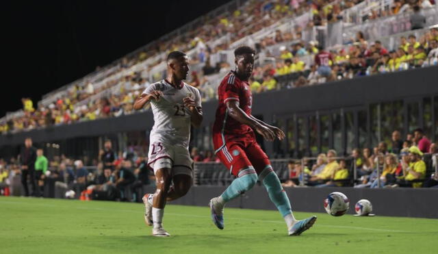 La selección venezolana protagonizó un intenso amistoso ante su similar de Colombia. Foto: X/SeleVinotinto