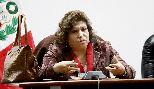 Juez supremo decidirá si Enma Benavides es investigada. Foto: difusión