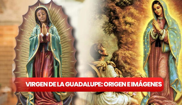 La Virgen de Guadalupe recibe en la Basílica de Guadalupe a miles de feligreses. Foto: Composición LR/ Parroquia Santo Domingo/ X