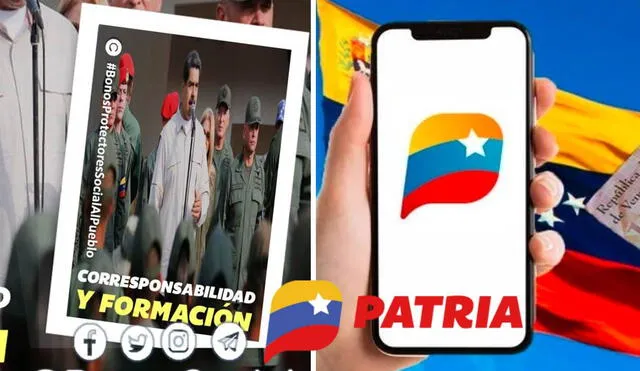 El Bono de Corresponsabilidad y Formación es uno de los subsidios de la Patria que el Gobierno de Venezuela entrega mensualmente. Foto: composición LR/Bonos Protectores Social al Pueblo/Patria