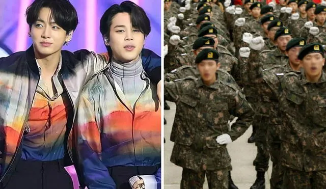 Jungkook y Jimin se enlistaron como mejores amigos en el servicio militar. Foto: composición LR/BIGHIT/ROK Armed Forces