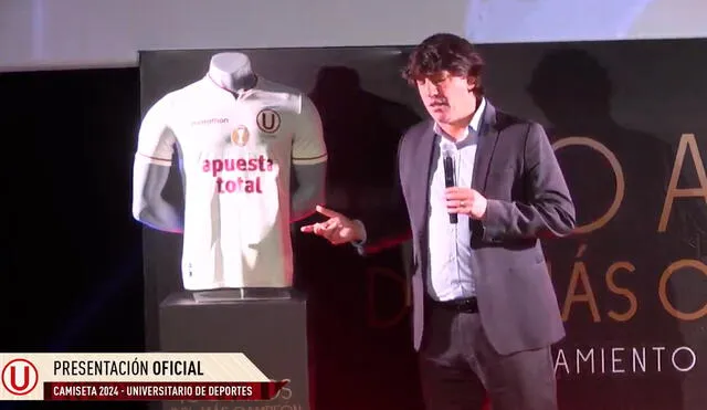 Universitario hizo oficial su nueva camiseta para el Centenario. Foto: captura