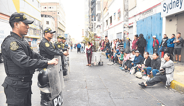 Seguridad. Policías cuidarán el orden público y combatirán a las mafias de extorsionadores. Foto: difusión